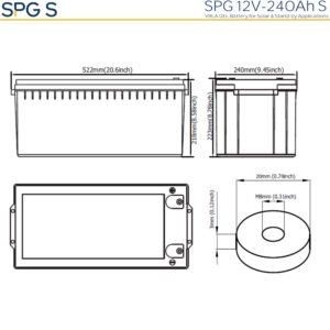 Sunlight SPG 12-240 S | 12V 240Ah