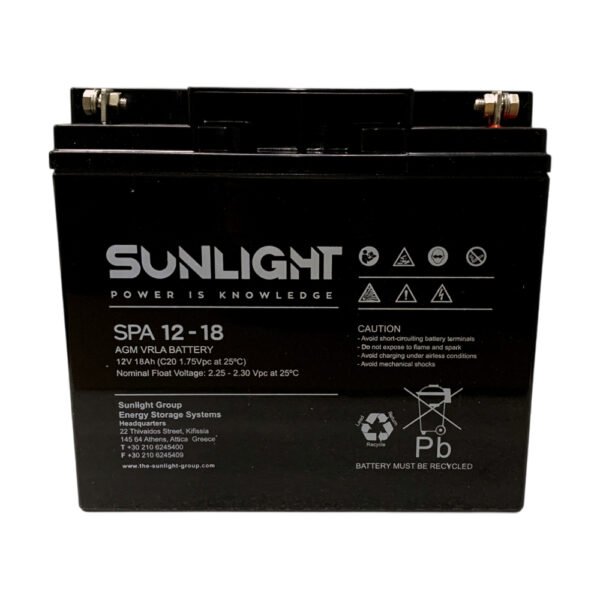 Sunlight SPA 12-18 | 12V-18Ah