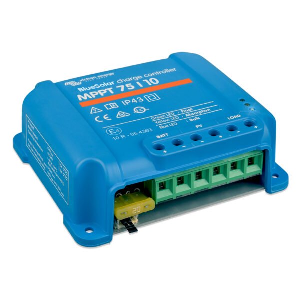 BlueSolar MPPT 75-10 (left)